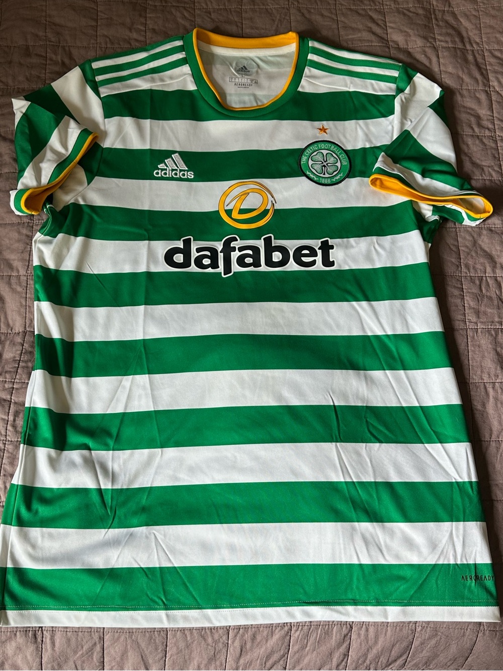 Adidas 2020-21 Celtic home jersey